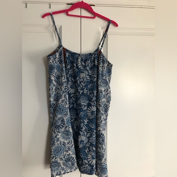 Mimi Chica Blue and Red Print Swing Dress Size M - Picture 2 of 3